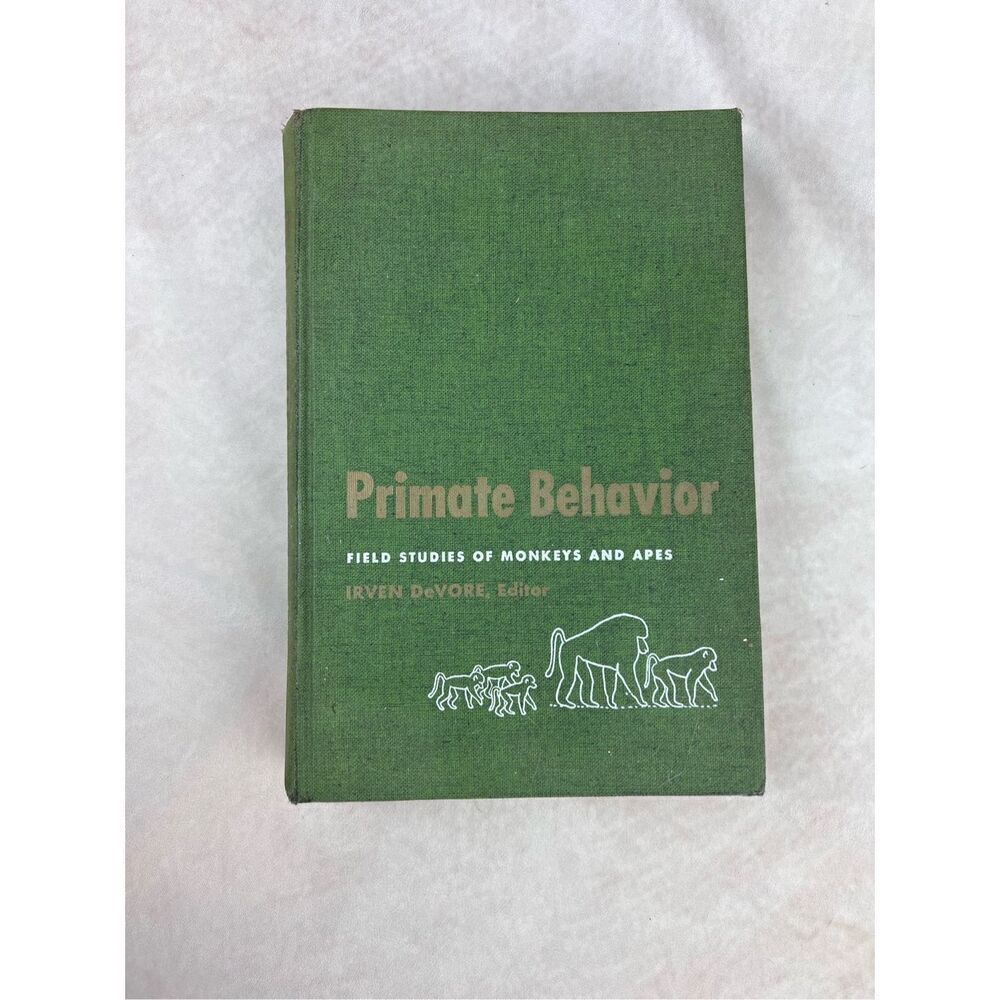 Vintage 1960s Primate Behavior: Field Studies of Monkeys and Apes Book
